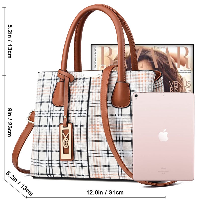 COCIFER Purses and Handbags for Women Shoulder Tote Bags Satchel Shoulder Bag - Image 4